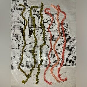 Med Cupolini branch beads and large beaded necklace